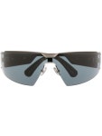 Shop Roberto Cavalli oversized wraparound sunglasses with Express Delivery - Farfetch Roberto Cavalli Oversized Wraparound... 