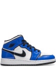 Jordan Kids Air Jordan 1 Mid SE Signal Blue Sneakers - Farfetch Jordan Kids Air Jordan 1 Mid SE 