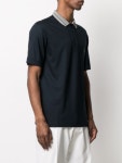 Giorgio Armani embroidered logo polo shirt blue 3KSF70SJKLZ - Farfetch Giorgio Armani Embroidered Logo Polo Shirt - Farfetch