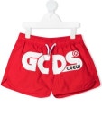 Gcds Kids logo-print Swim Shorts - Farfetch