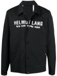 Helmut Lang black logo-print long-sleeved shirt for men | L02HM104 at Farfetch.com Helmut Lang logo-print long-sleeved Shirt... 