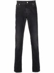 Alexander McQueen logo-embroidered straight-leg jeans for men | 625681QRY77 at Farfetch.com Alexander McQueen logo-embroidered... 