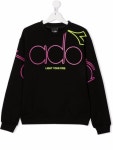 Diadora Junior 네온 레터링 스웨트셔츠 - Farfetch