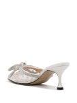 MACH & MACH Bow Detail Embellished Mules - Farfetch