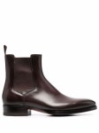 Santoni 내로우 토 가죽 앵클 부츠 - Farfetch