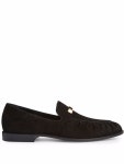 Giuseppe Zanotti 자레스 스웨이드 로퍼 | 블랙 | FARFETCH KR