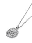 LEO PIZZO 머스트 해브 18K 화이트 골드 다이아몬드 네크리스 | 전 세계 럭셔리 브랜드를 한눈에 볼 수 있는 파페치 ✈ 한국까지 쉽고... 