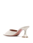 Amina Muaddi Lupita square-toe 70mm Mules - Farfetch