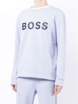 BOSS embossed-logo Sweatshirt - Farfetch