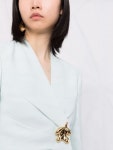 Jil Sander brooch-detail Tailored Blazer - Farfetch