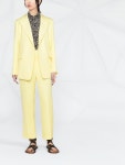 Chloé 슬림 핏 실크 크레이프 테일러드 팬츠 - Farfetch