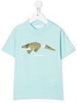 Palm Angels Kids Crocodile graphic-print T-shirt - Farfetch