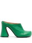 Marni 마르니 사보 가죽 뮬 115mm | 그린 | FARFETCH KR