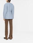 GANNI Oversized button-fastening Blazer - Farfetch