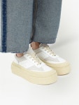 MM6 Maison Margiela 청키 플랫폼 스니커즈 | 화이트 | FARFETCH KR