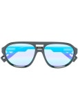 Gucci Eyewear Mirrored pilot-frame Sunglasses - Farfetch