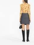 GANNI ruched-front Pencil Skirt - Farfetch