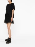 Simone Rocha ruffle-detail Asymmetric T-shirt - Farfetch