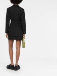 GANNI Pinstripe button-fasten Blazer - Farfetch