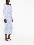 Alessandra Rich 보트 넥 기하학 드레스 - Farfetch