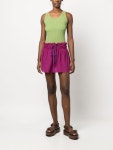 GANNI Broderie Anglaise Organic Cotton Miniskirt - Farfetch