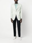 Lanvin 울 싱글 브레스티드 블레이저 | 그린 | FARFETCH KR