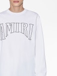 AMIRI 썬 로고 프린트 긴소매 티셔츠 - Farfetch