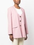 GANNI single-breasted Blazer - Farfetch