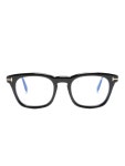 TOM FORD Eyewear 로고 장식 스퀘어 프레임 안경 - Farfetch