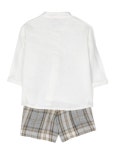 Il Gufo plaid-pattern Linen Shorts - Farfetch
