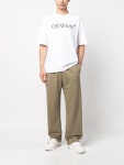 Off-White 부키시 로고 프린트 티셔츠 - Farfetch