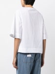 GANNI 컷아웃 포플린 블라우스 - Farfetch