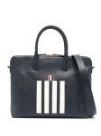 Thom Browne 4 바 가죽 브리프 케이스 | 블랙 | FARFETCH KR
