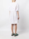 GANNI 셸 프린트 드레스 - Farfetch
