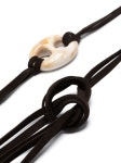 OAMC statement-pendant Leather Necklace - Farfetch