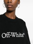 Off-White 부키시 로고 프린트 스웨트셔츠 | 블랙 | FARFETCH KR