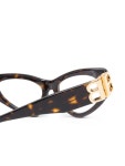 Balenciaga Eyewear 톨토이즈셸 캣아이 프레임 안경 | 브라운 | FARFETCH KR