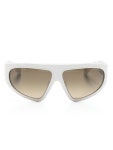 Balmain Eyewear B이스케이프 오버사이즈 프레임 선글라스 | 화이트 | FARFETCH KR