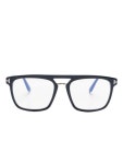 TOM FORD Eyewear 직사각 프레임 안경 | 블루 | FARFETCH KR