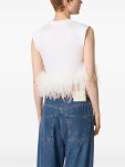 Valentino Garavani 페더 디테일 탑 - Farfetch