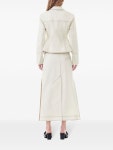 GANNI 콘트라스트 스티치 재킷 - Farfetch