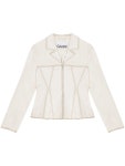 GANNI 콘트라스트 스티치 재킷 - Farfetch