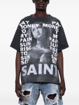 SAINT MXXXXXX 스테이 리얼 티셔츠 | 블랙 | FARFETCH KR