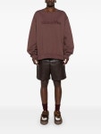 Nanushka 로고 자수 스웨트셔츠 | 브라운 | FARFETCH KR