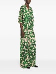 DRIES VAN NOTEN 플로럴 프린트 플레어 팬츠 - Farfetch