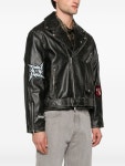 Represent 메탈리카 가죽 재킷 | 블랙 | FARFETCH KR