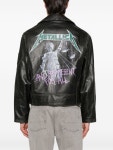 Represent 메탈리카 가죽 재킷 | 블랙 | FARFETCH KR