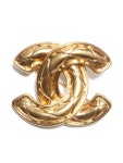 CHANEL Pre-Owned 1990s CC Matelassé Brooch | Gold | FARFETCH HK CHANEL Pre-Owned 1990s CC Matelassé Brooch  | Gold | FARFETCH HK
