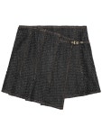 GANNI 랩 데님 미니 스커트 | 블랙 | FARFETCH KR