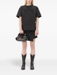 GANNI 랩 데님 미니 스커트 | 블랙 | FARFETCH KR